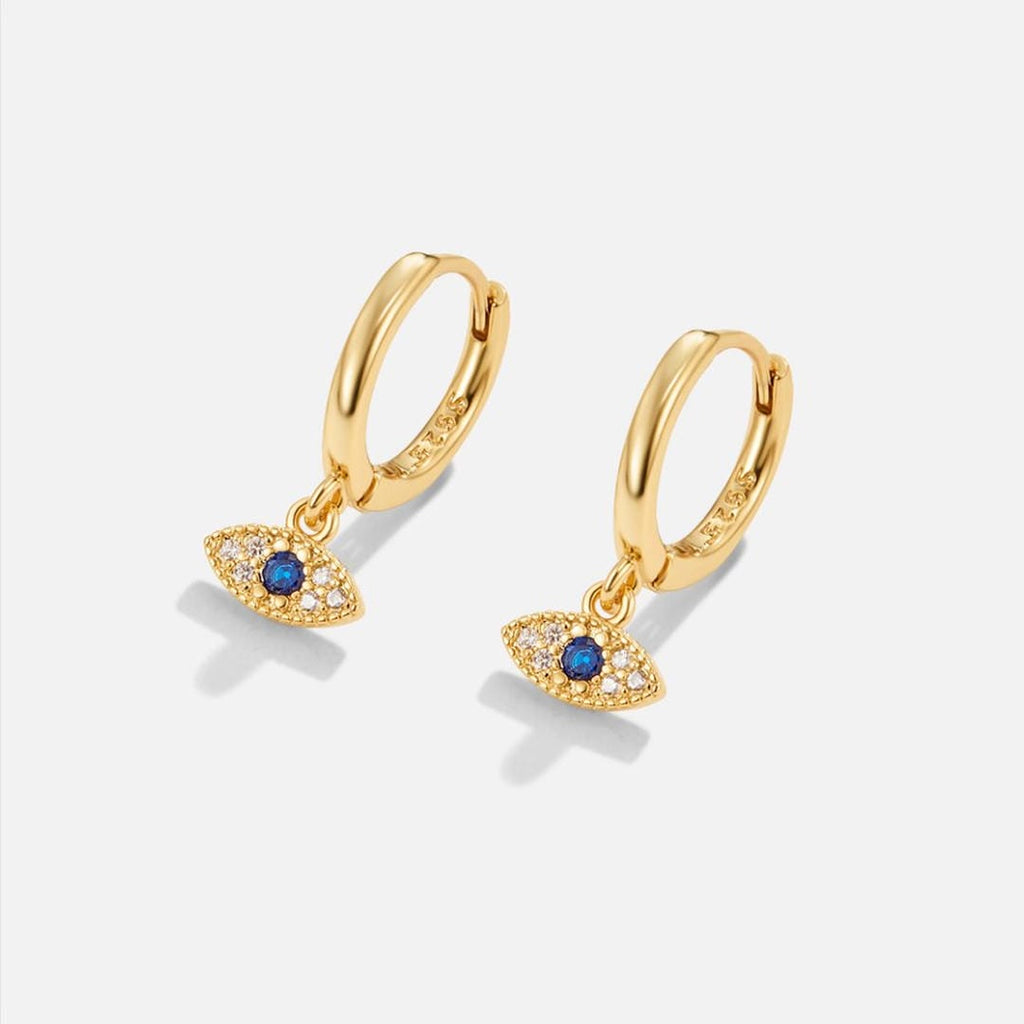 Pendientes de oro con forma de gota