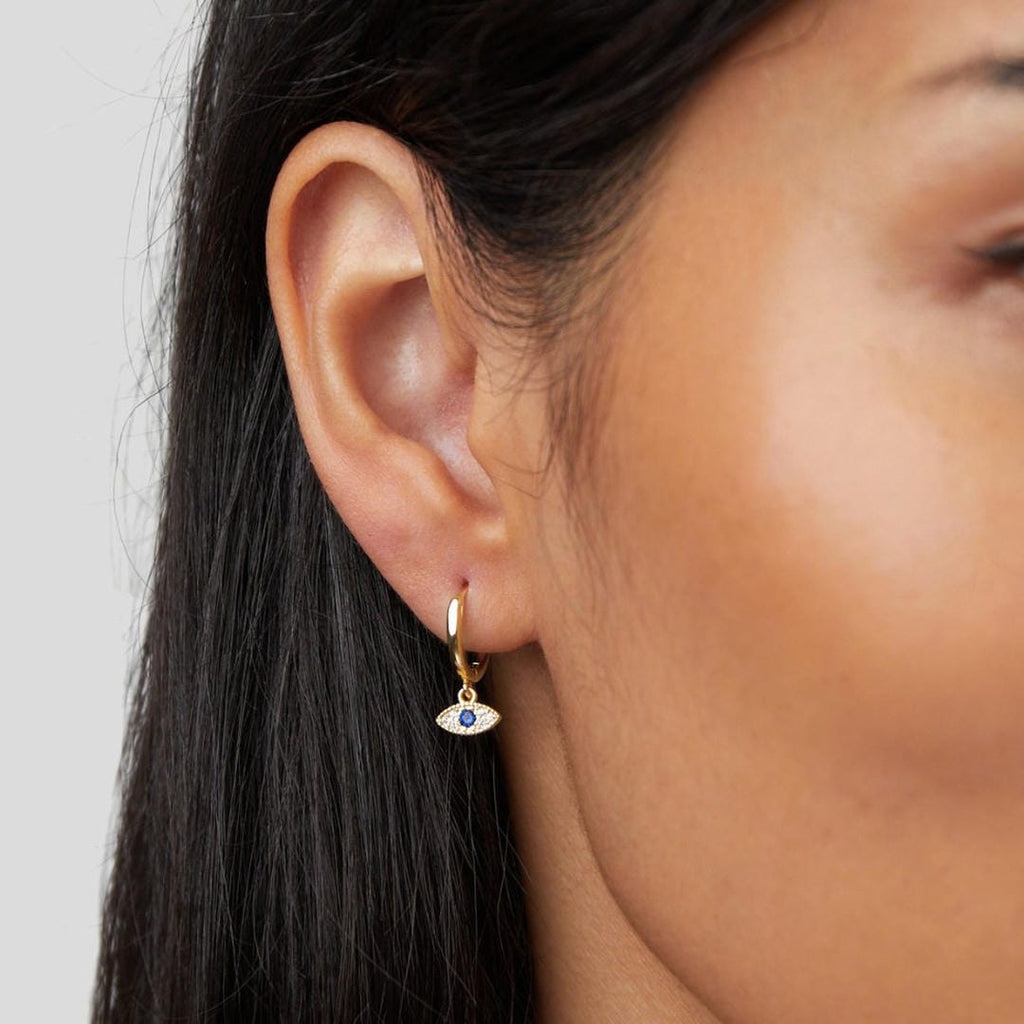 Pendientes de oro con forma de gota