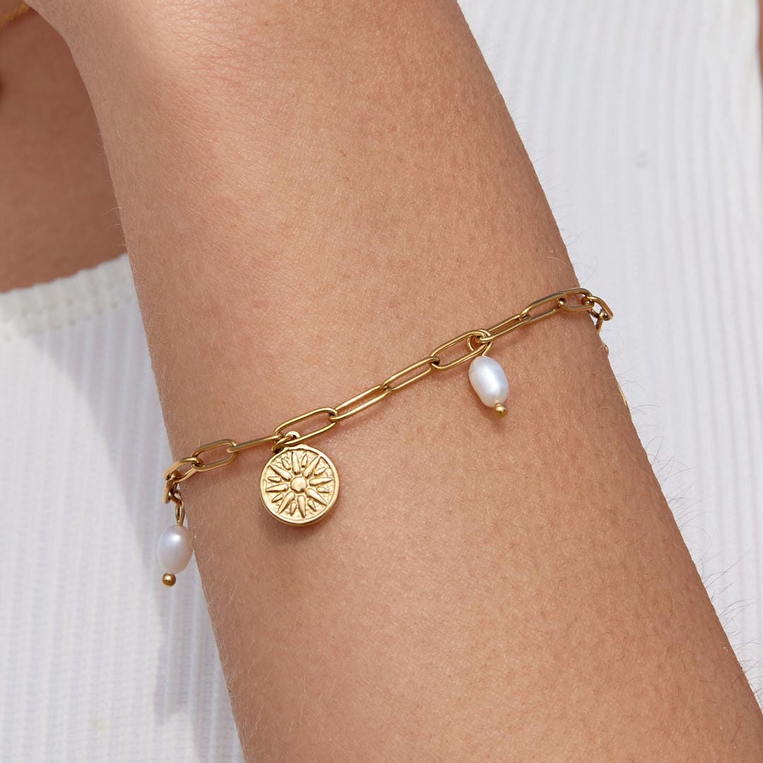 Pulsera Radiante Sol Dorado