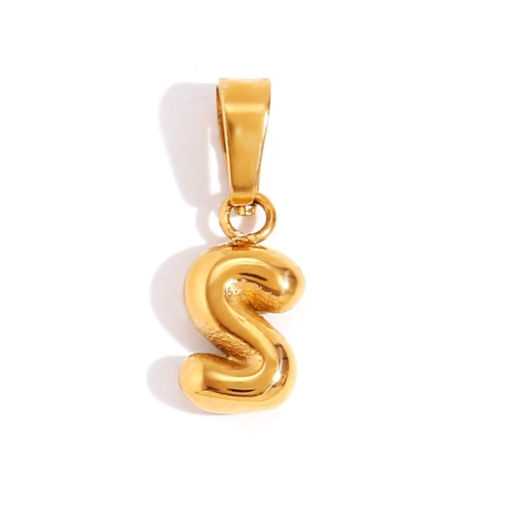 Collar de letras burbuja