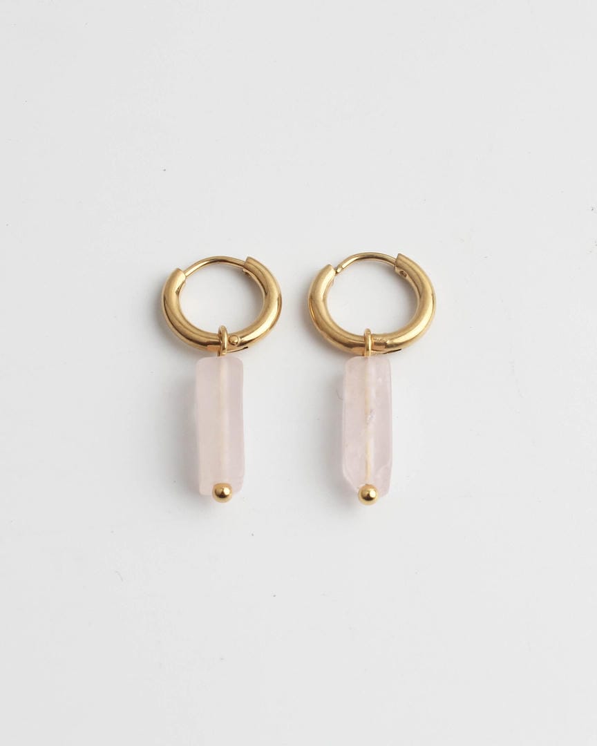 Pendientes de barra de piedra tonificada