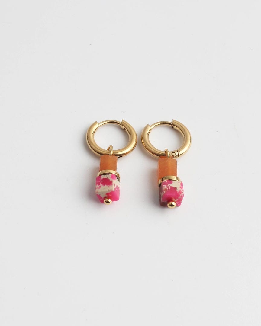Pendientes Elegantes Bicolor