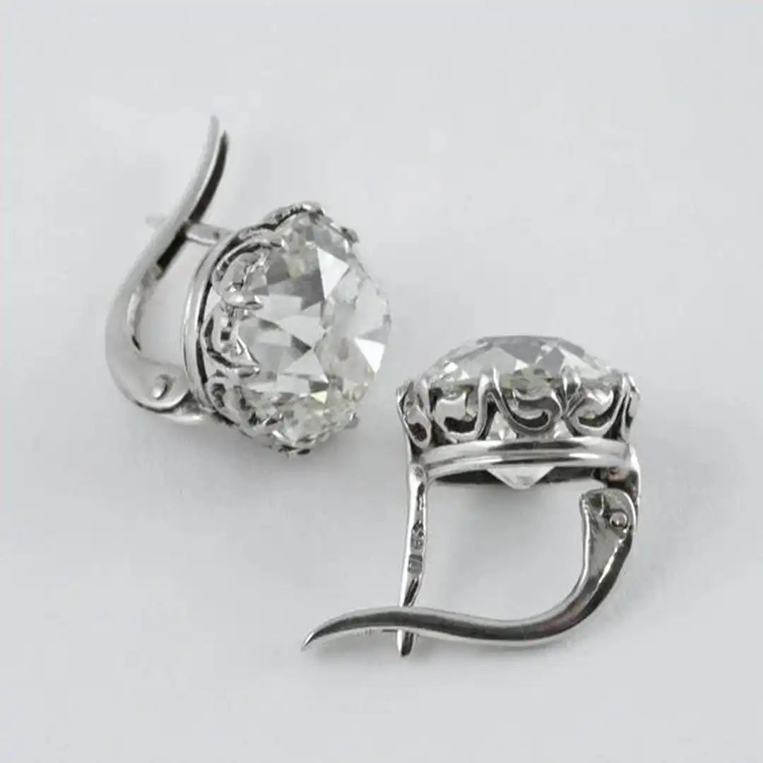 Pendientes de Plata con Circonita de Época