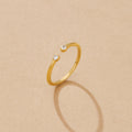 Anillo de cristal Cali Gold