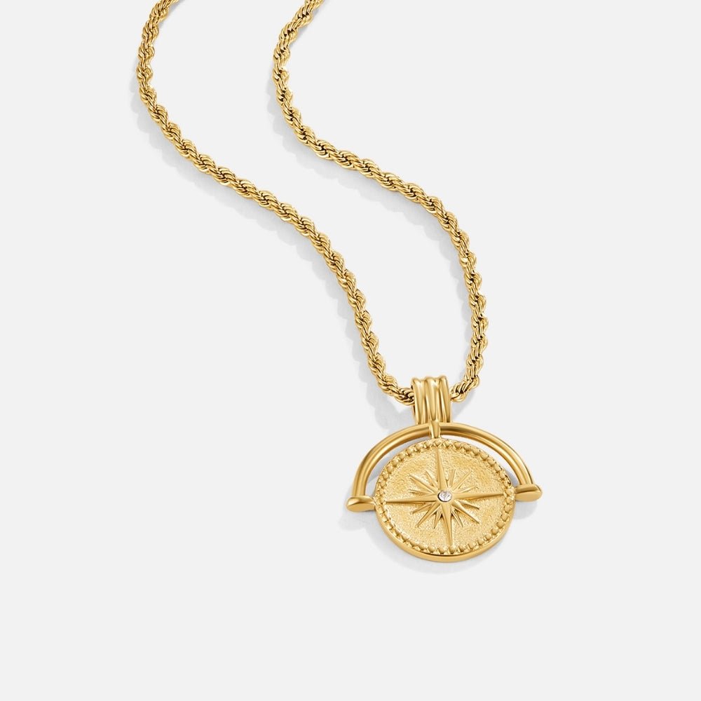 Collar de Moneda de Oro Celestial