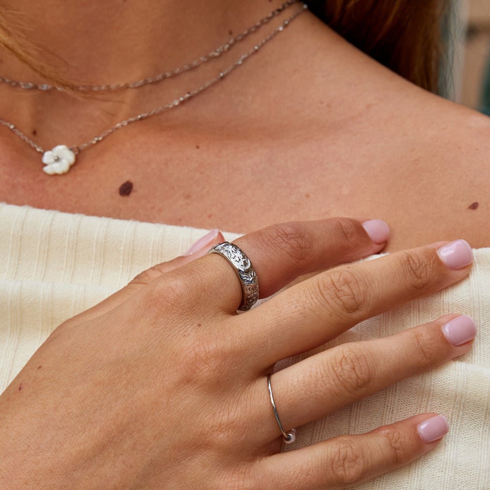 Anillo Celestial de Plata