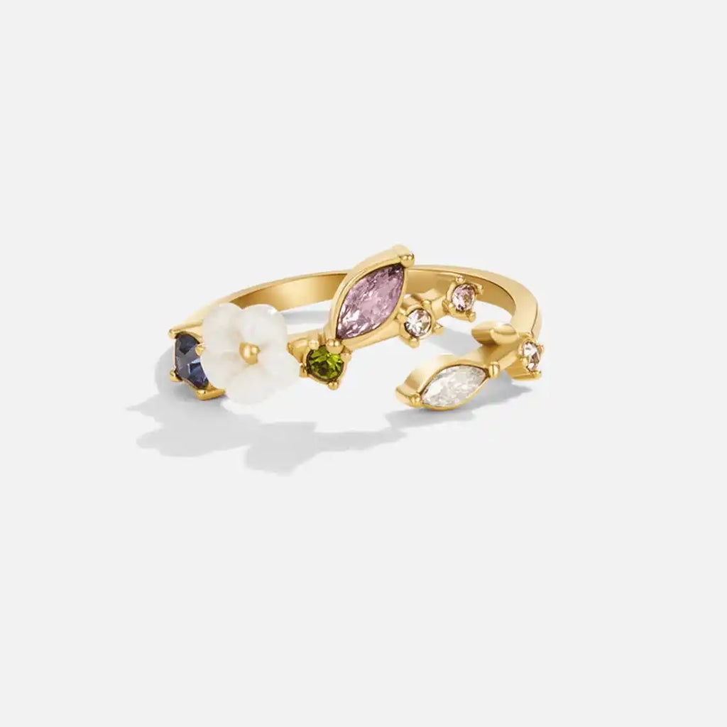 Anillo de Oro Ajustable Joyous Bloom