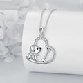 Collar de perro con colgante de corazón