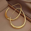 Pendientes de aro dorados vintage