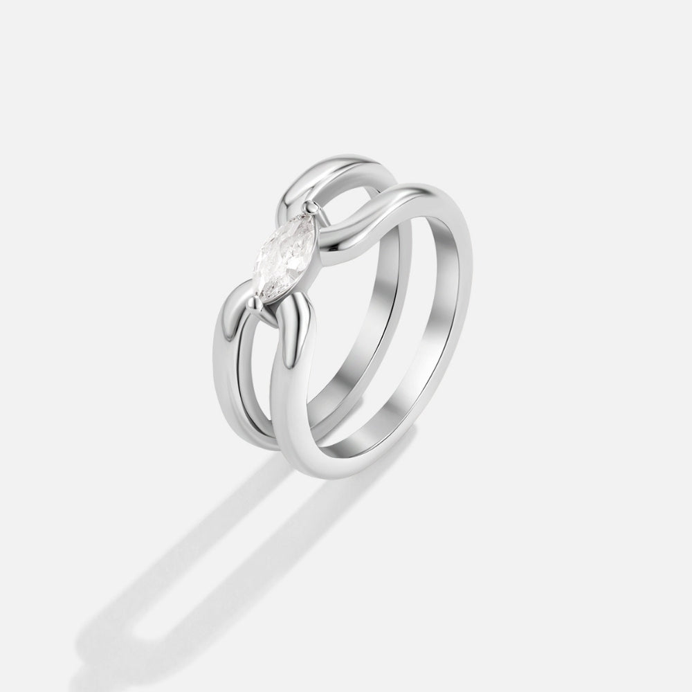 Anillo de cadena Eliza Silver