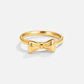 Anillo Ellie con Lazo Dorado