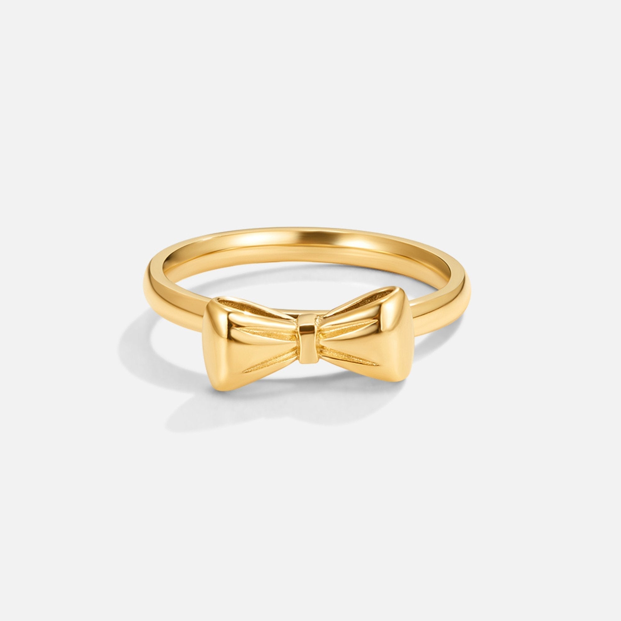 Anillo Ellie con Lazo Dorado