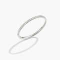 Anillo de plata con cristal de eternidad