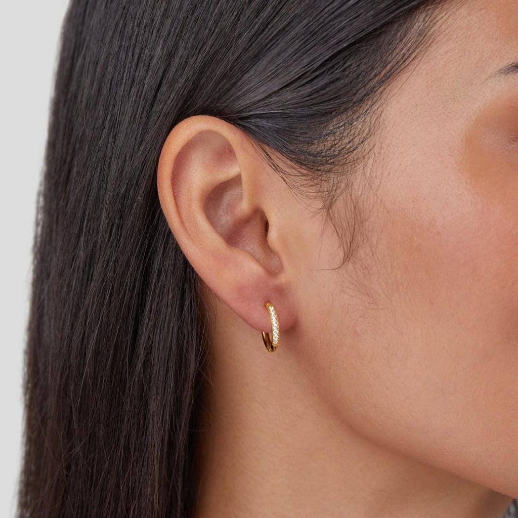 Aretes de aro Eternidad