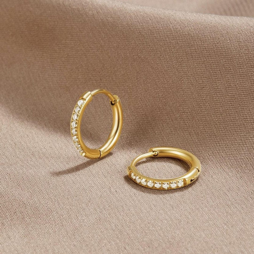 Aretes de aro Eternidad
