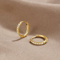 Aretes de aro Eternidad