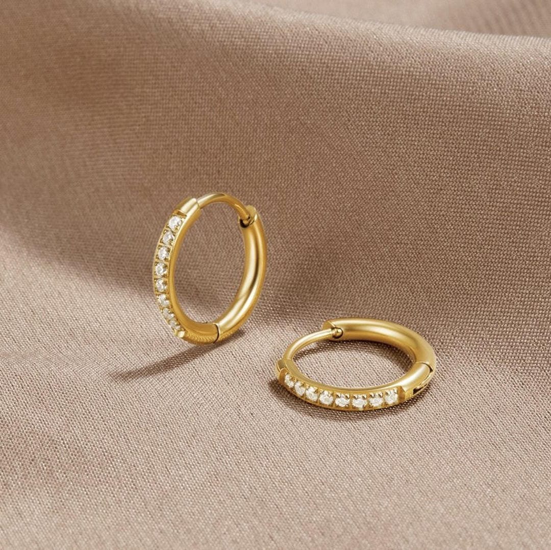 Aretes de aro Eternidad