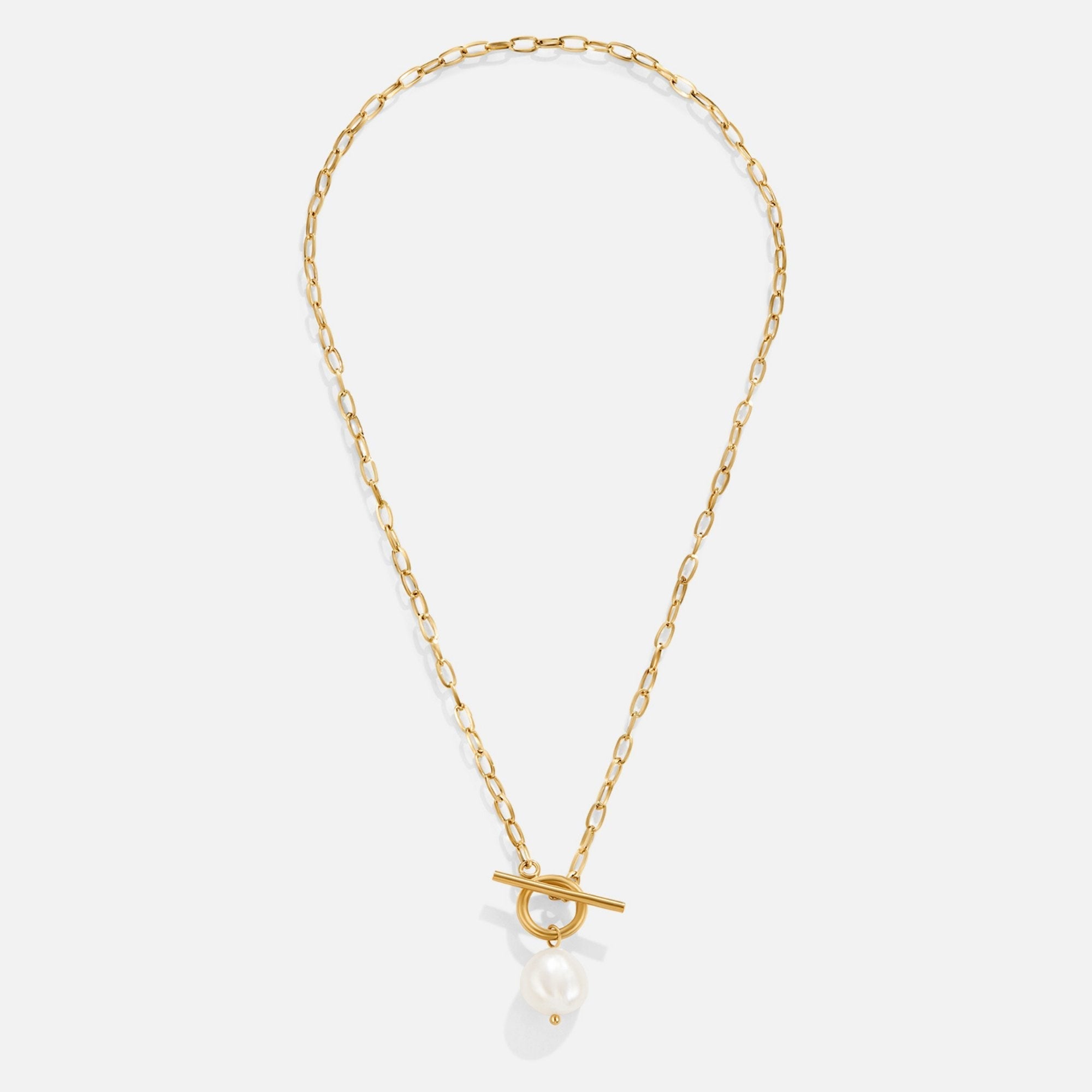 Collar de oro con perlas de agua dulce Eva