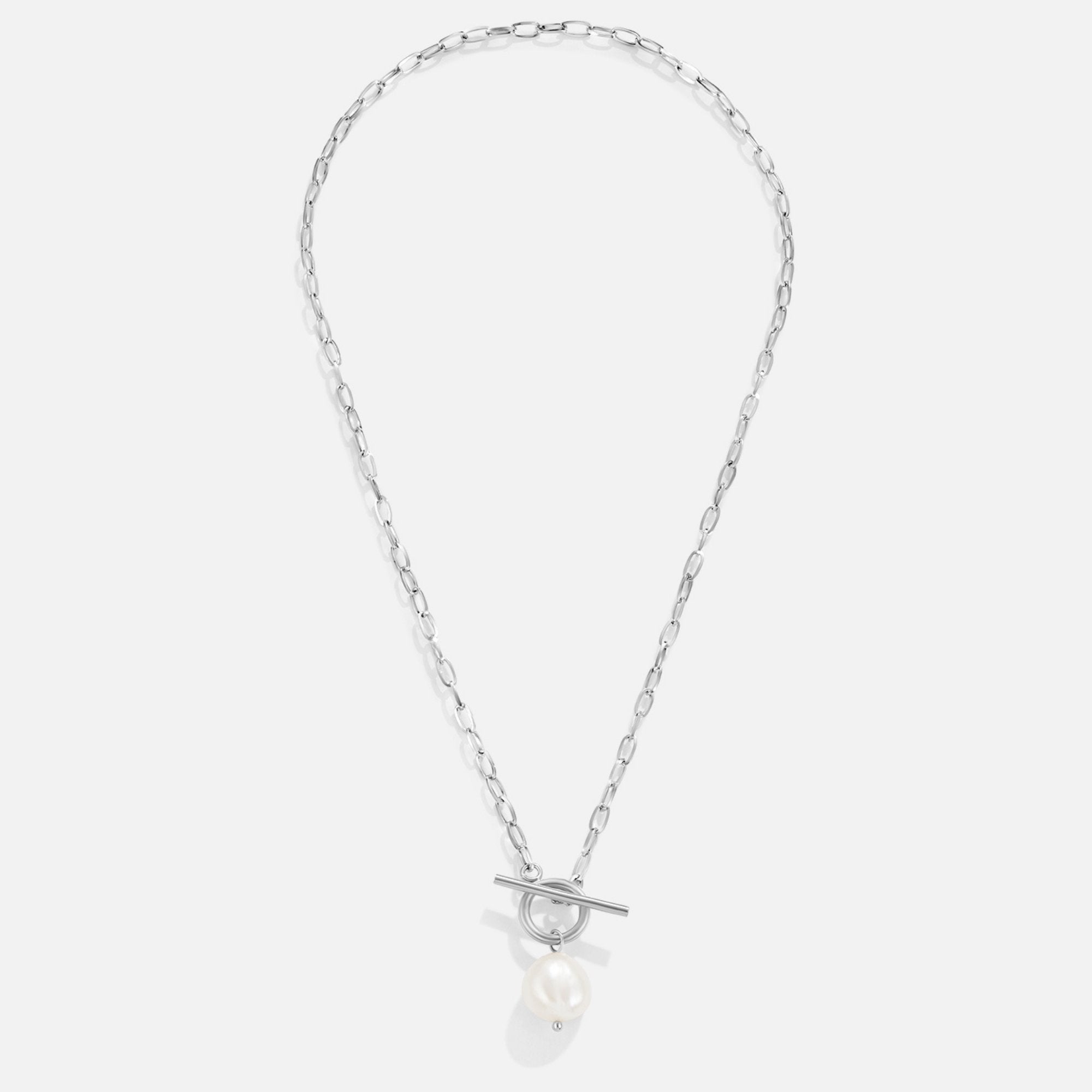 Collar de plata con perlas de agua dulce Eva
