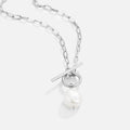 Collar de plata con perlas de agua dulce Eva