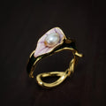 Anillo ajustable giratorio Pearl Petal