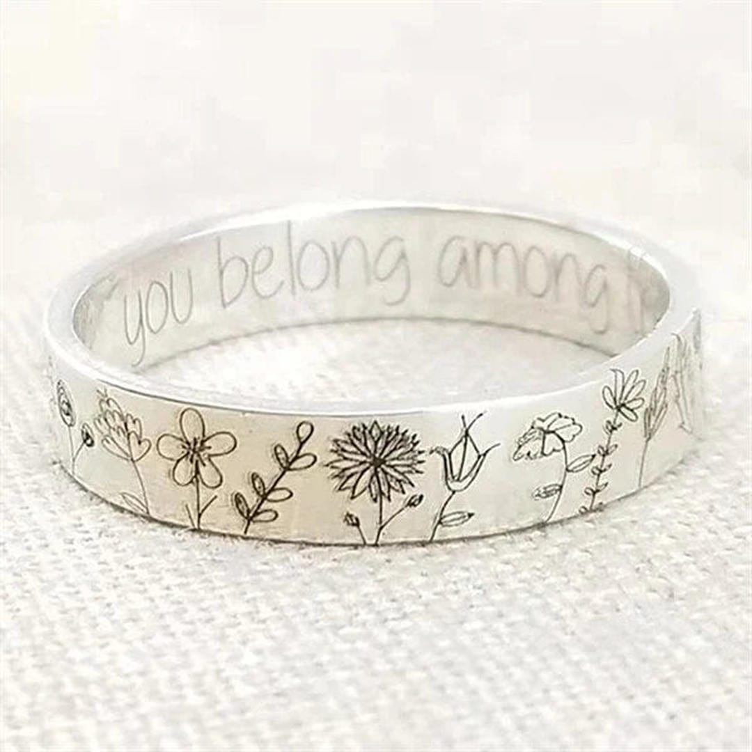 Anillo de plata minimalista vintage