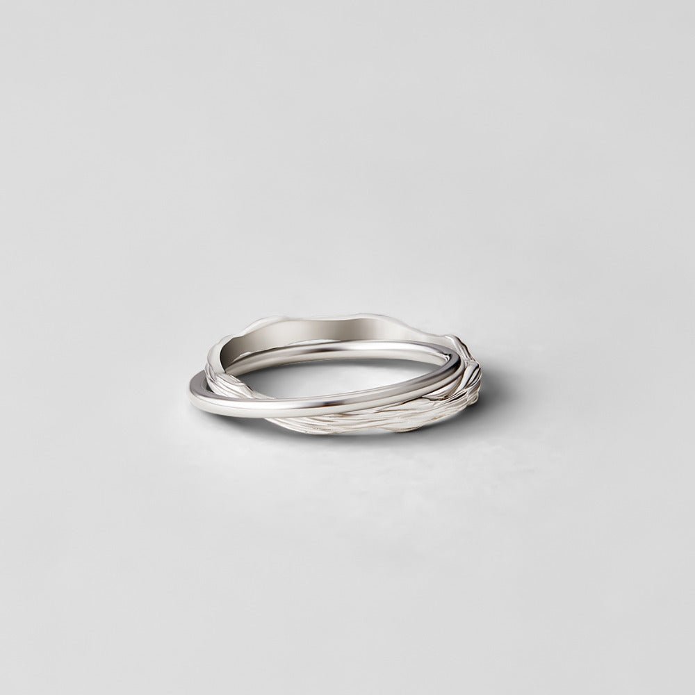 Anillo de Plata Eternamente Entrelazado
