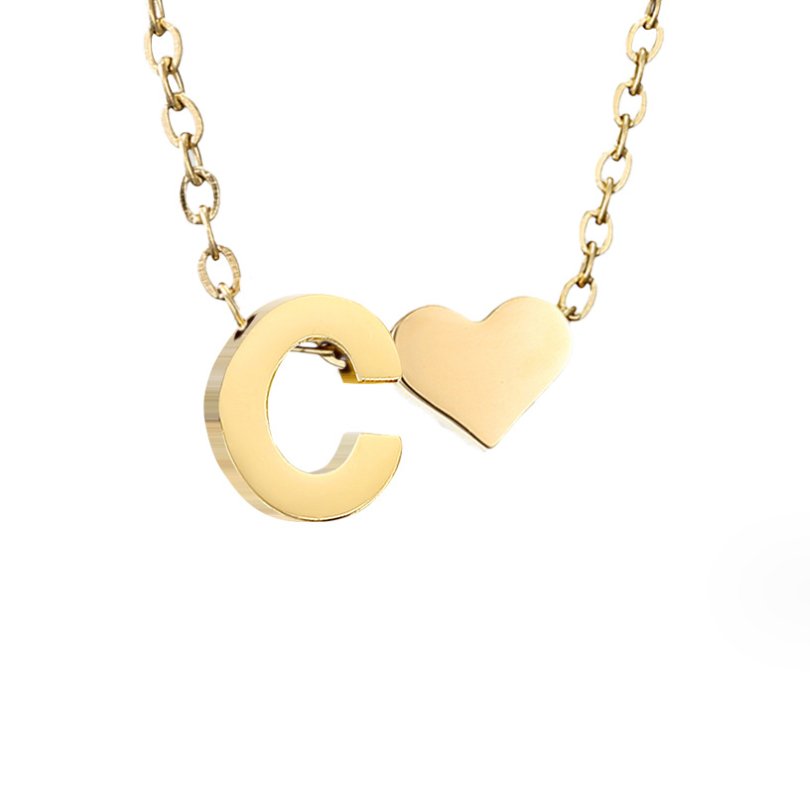 Collar de Oro Forever Love & Letter