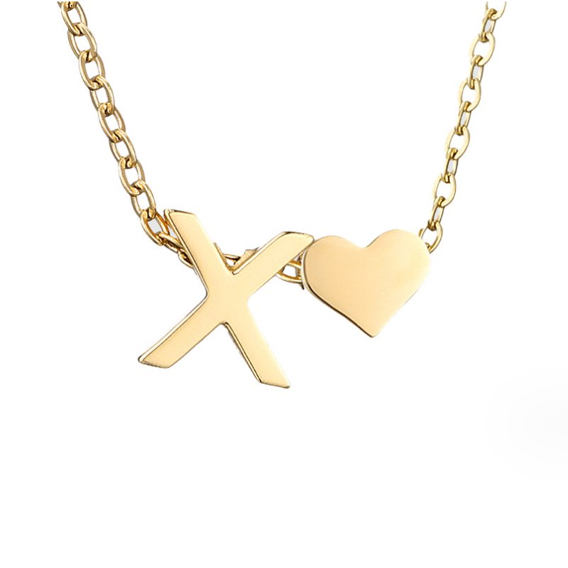 Collar de Oro Forever Love & Letter
