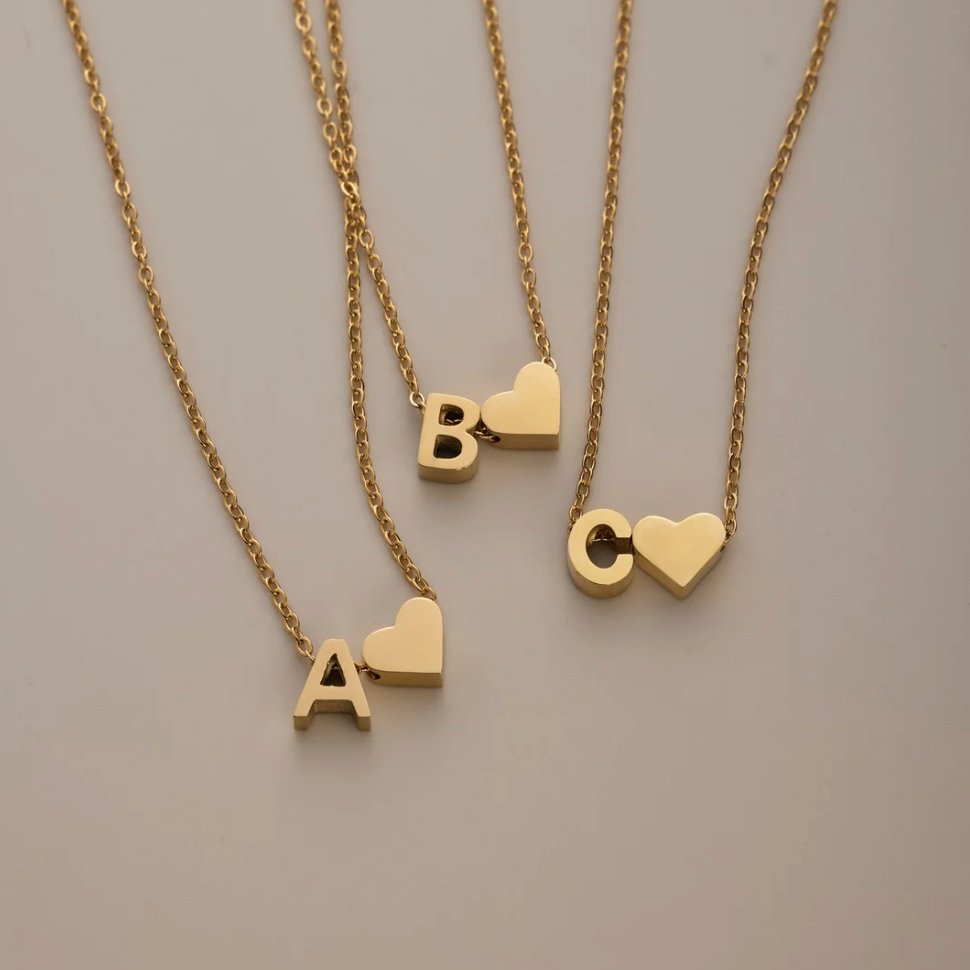 Collar de Oro Forever Love & Letter