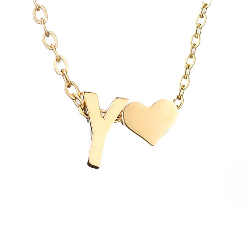 Collar de Oro Forever Love & Letter