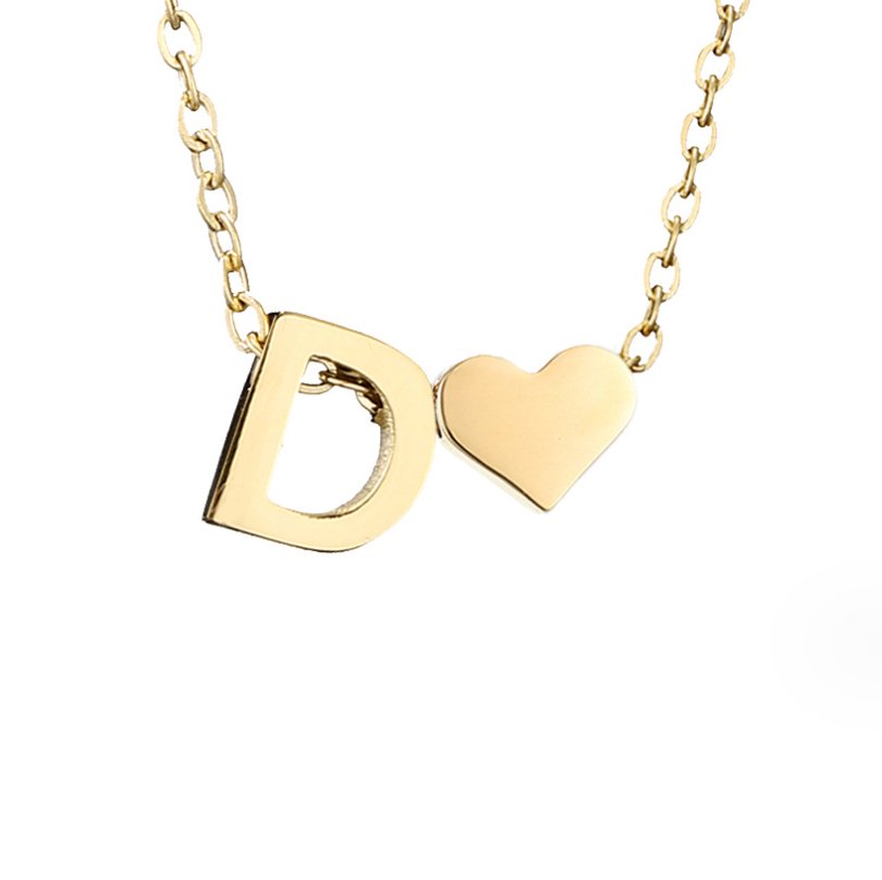 Collar de Oro Forever Love & Letter