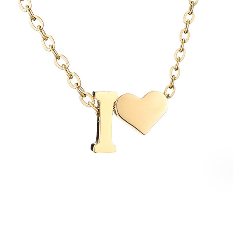 Collar de Oro Forever Love & Letter