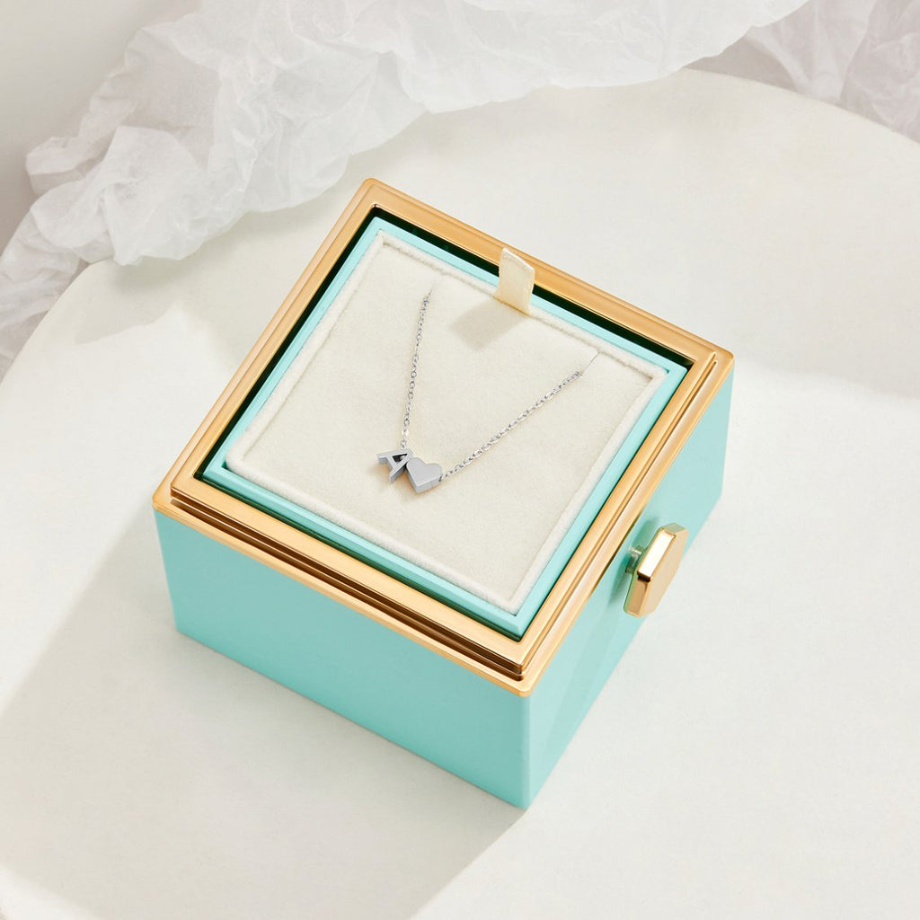 Collar de plata "Forever Love & Letter"