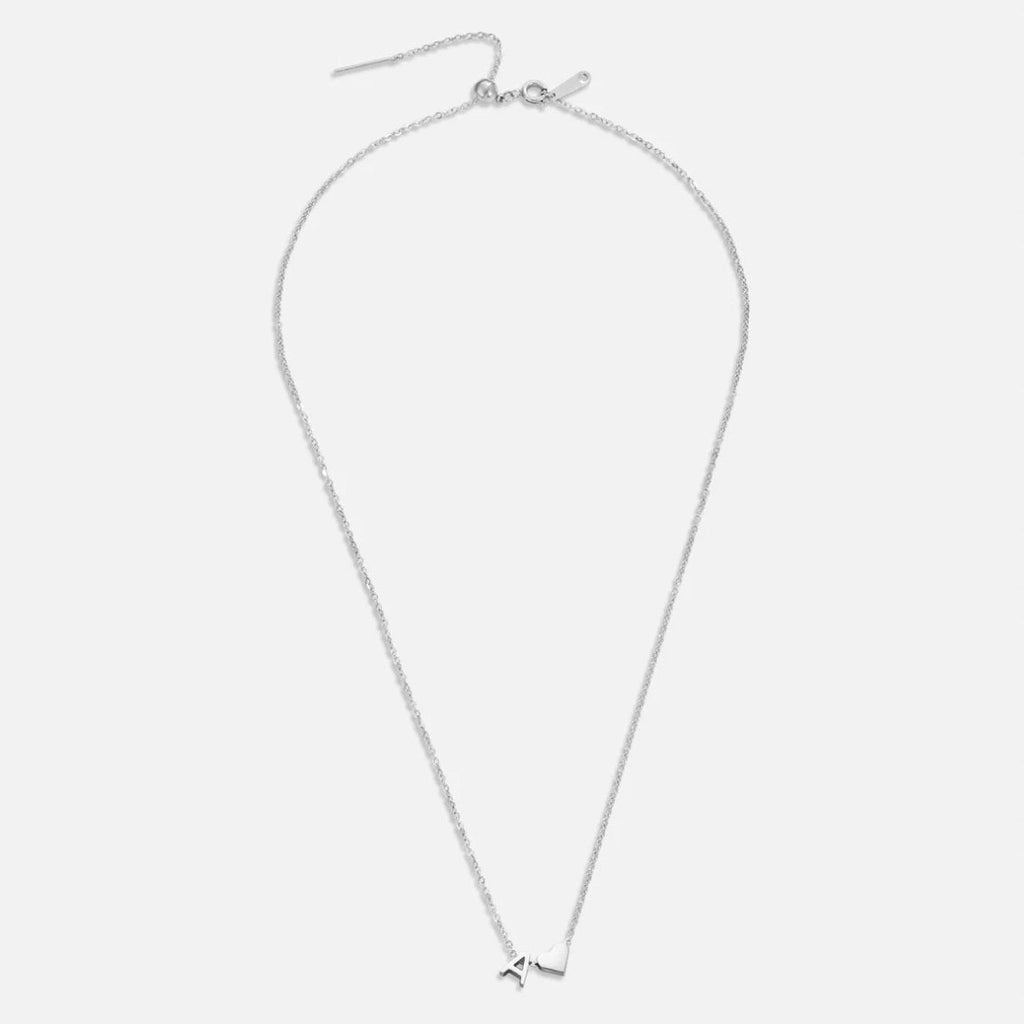 Collar de plata "Forever Love & Letter"