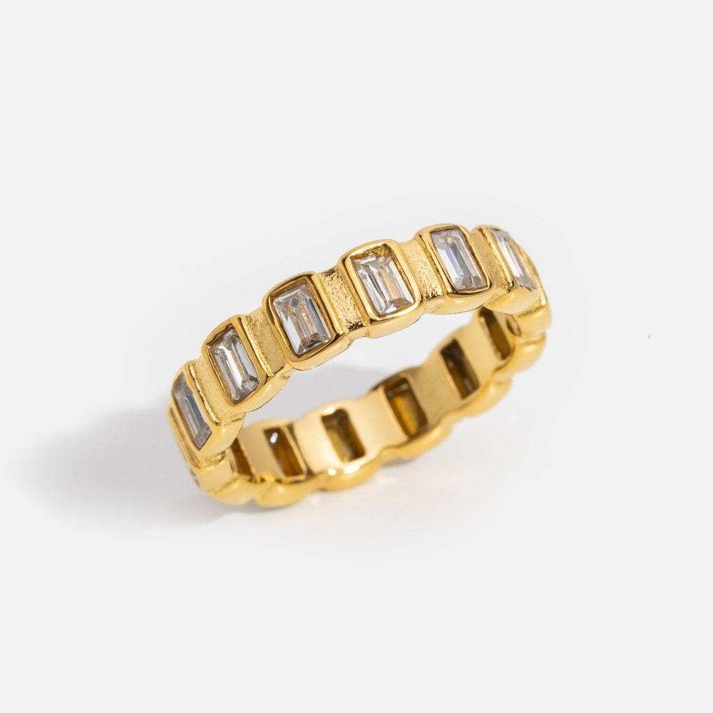 Anillo Gigi cuadrado de cristal