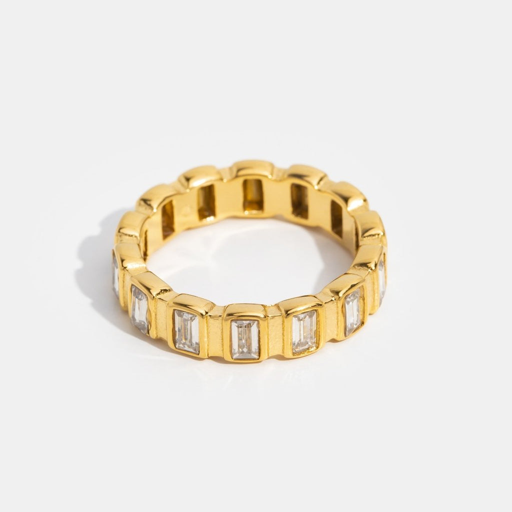 Anillo Gigi cuadrado de cristal
