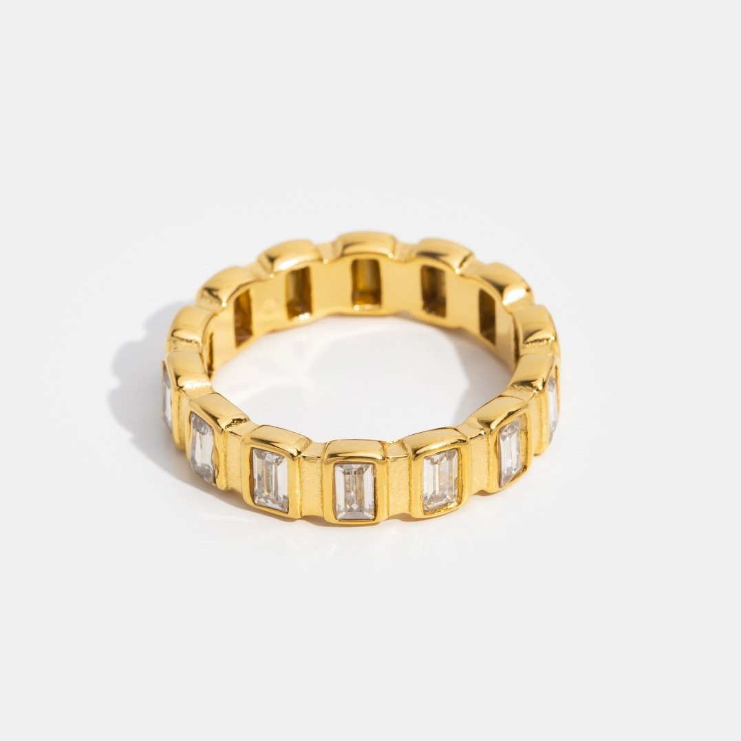 Anillo Gigi cuadrado de cristal