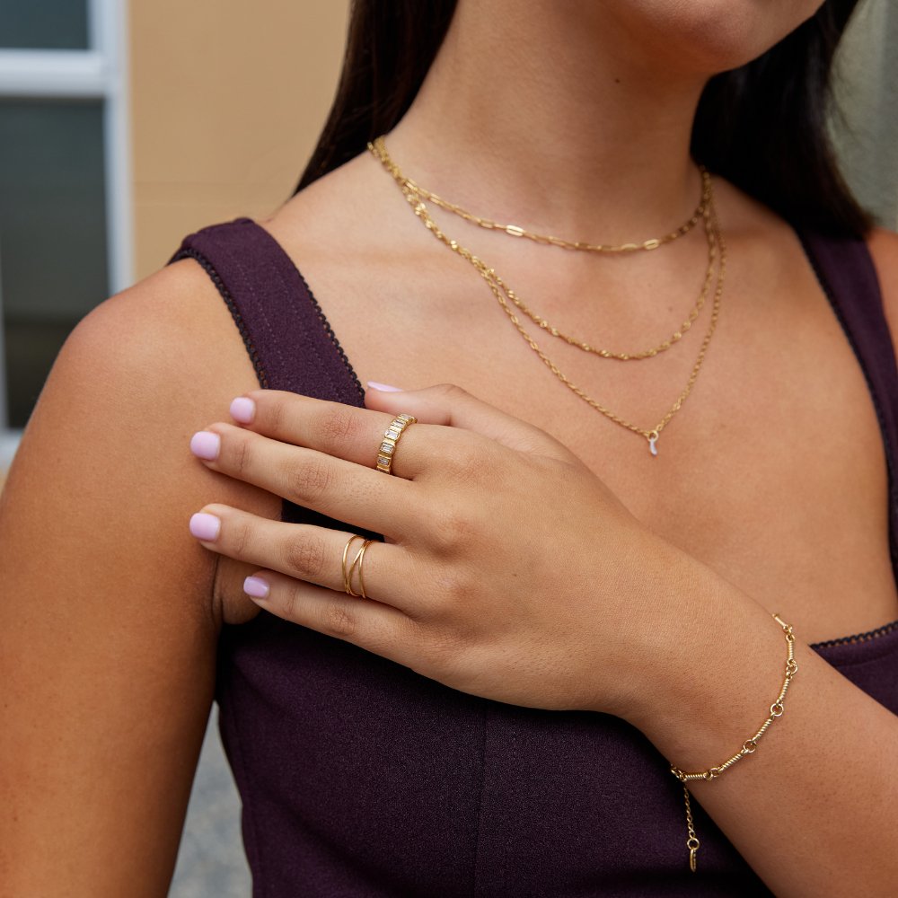 Anillo Gigi cuadrado de cristal