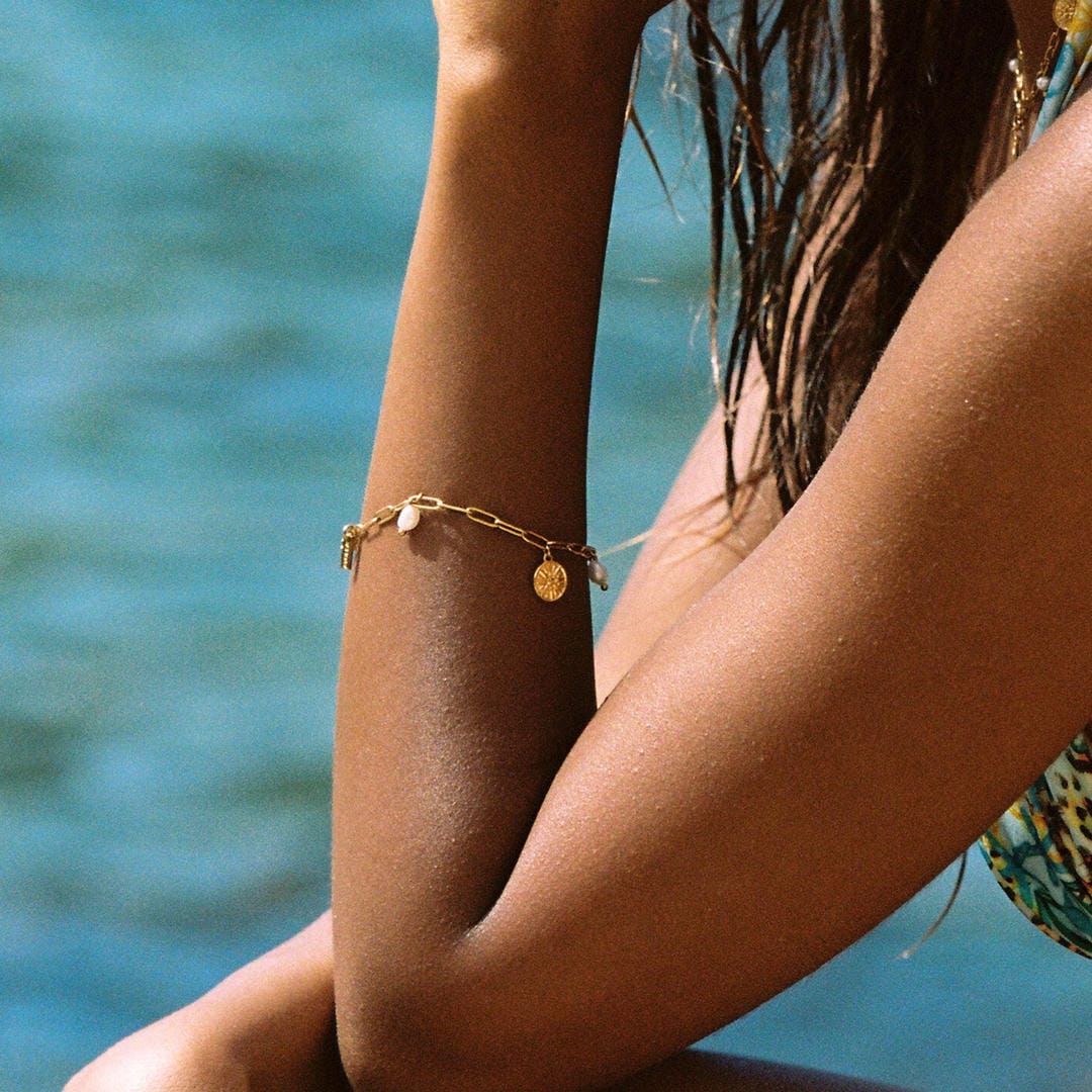 Pulsera Radiante Sol Dorado