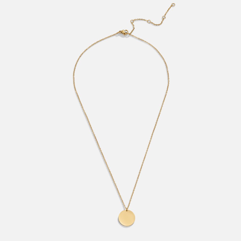 Collar de moneda de oro