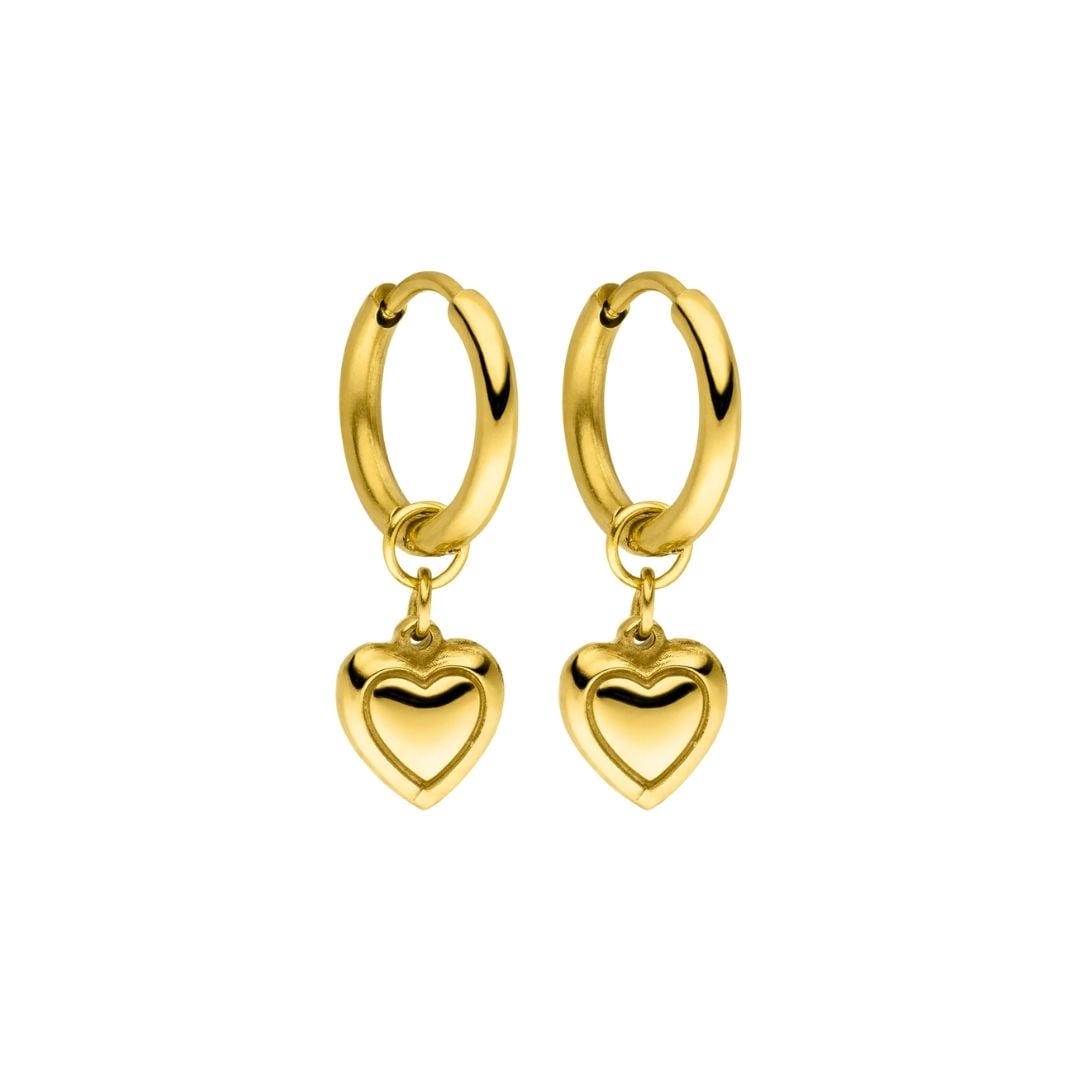 Pendientes Corazón Resplandeciente y Elegante