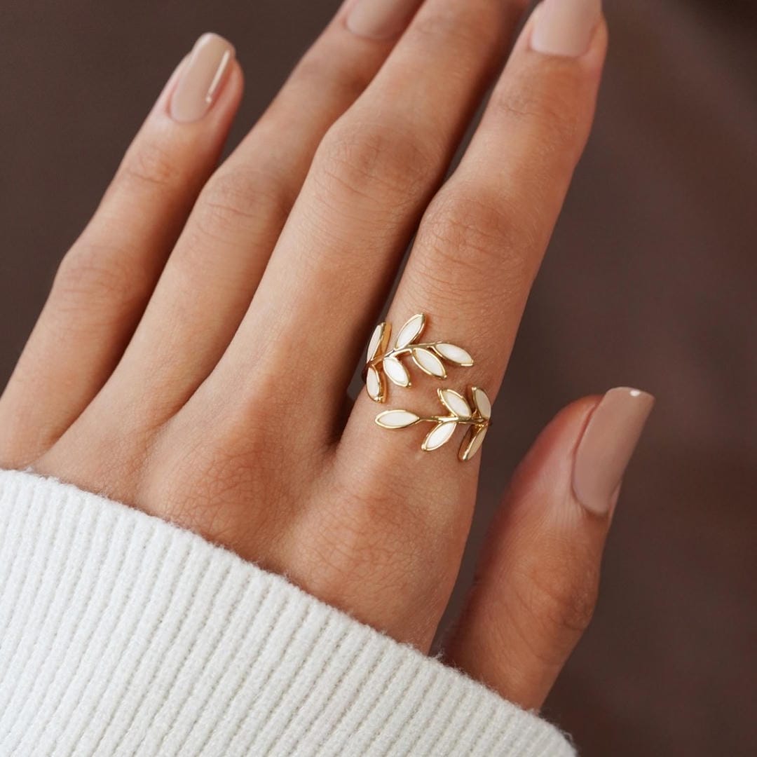 Anillo Ajustable Dorado Serene