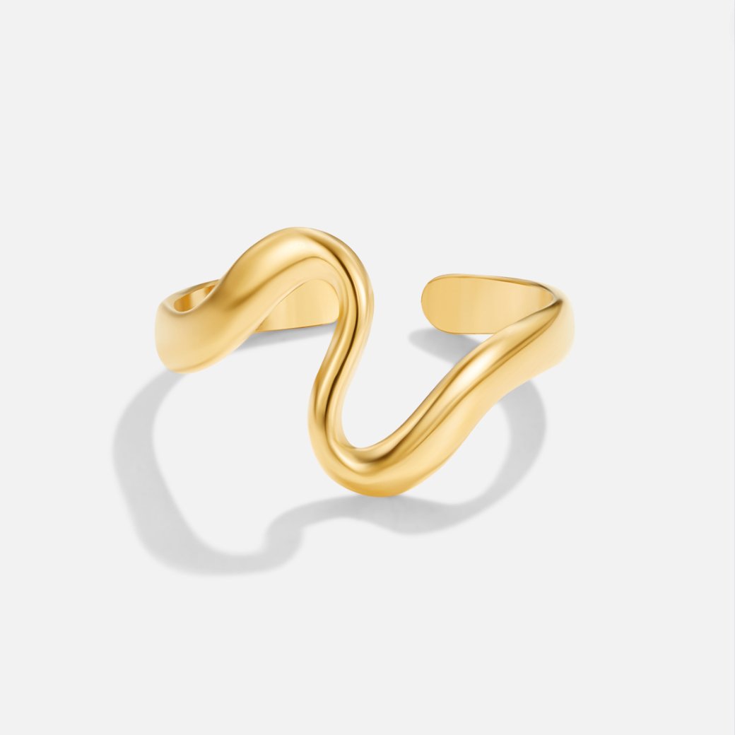Anillo Ola de Oro