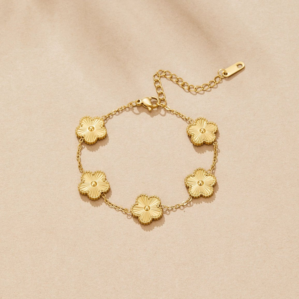Pulsera Trébol Dorado