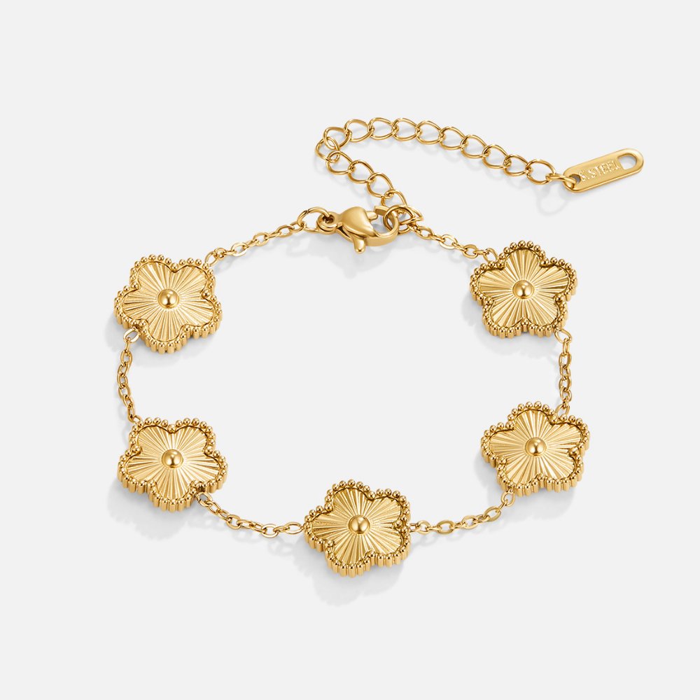Pulsera Trébol Dorado