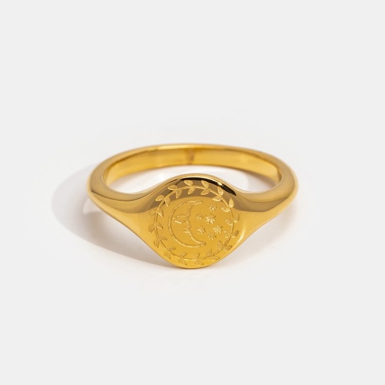 Anillo Luna Dorada