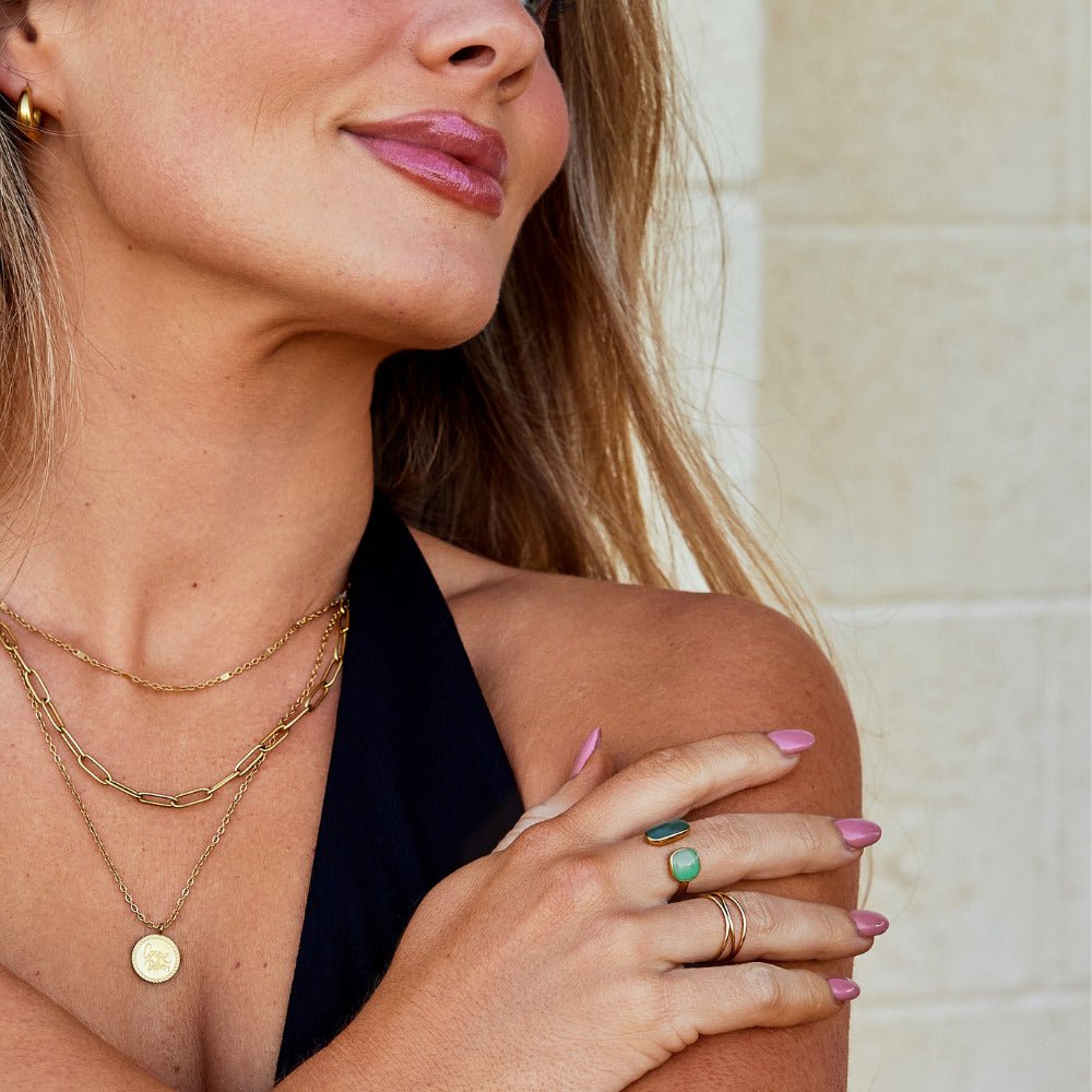 Anillo Envolvente Sauce Verde