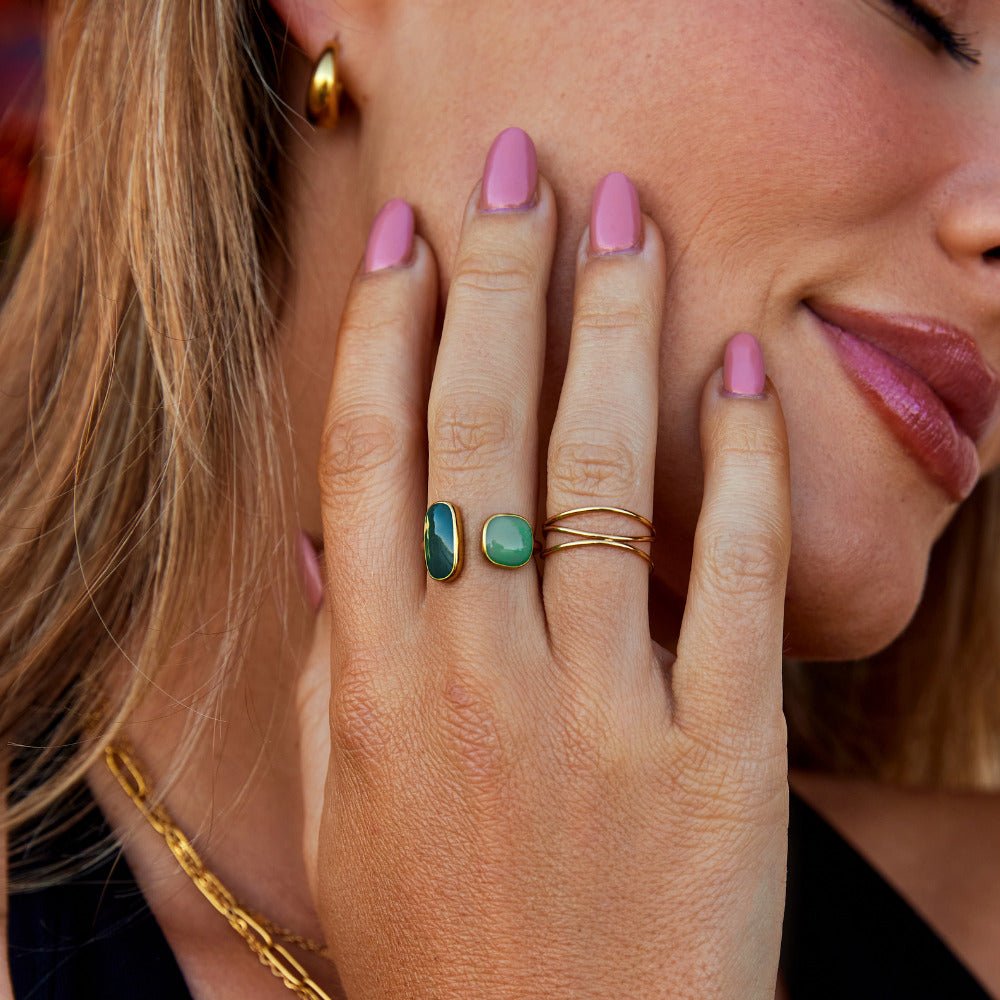 Anillo Envolvente Sauce Verde