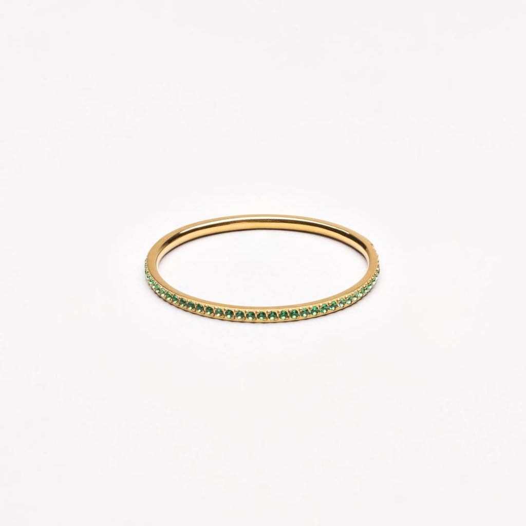 Anillo acentuado con circonita Cielo Verdant